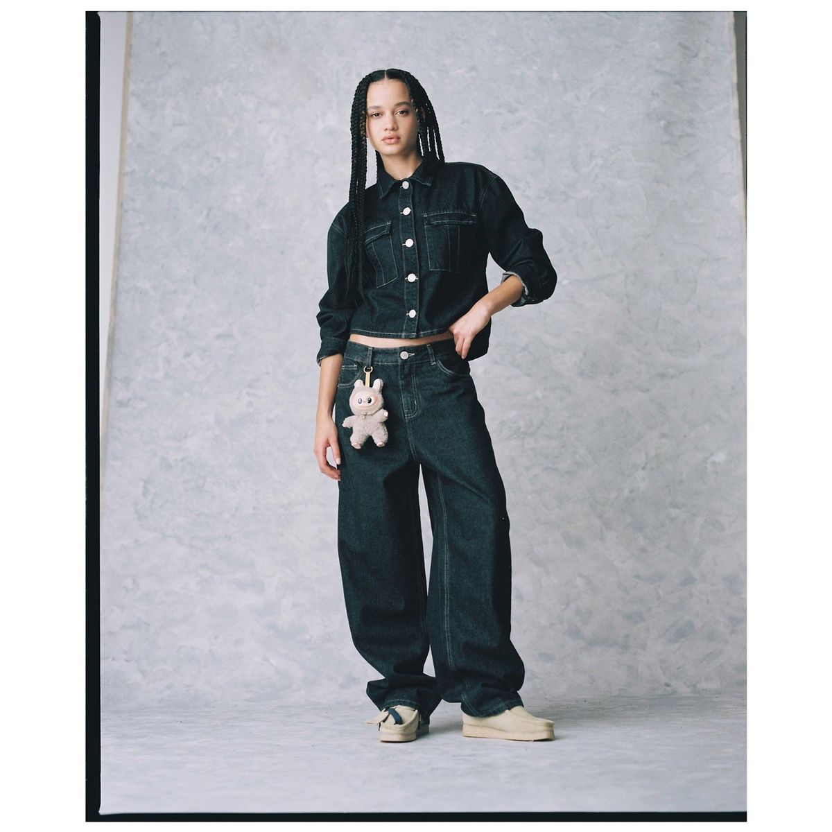 SYBILLA - Pantalón Baggy Tiro Medio Mujer Sybilla