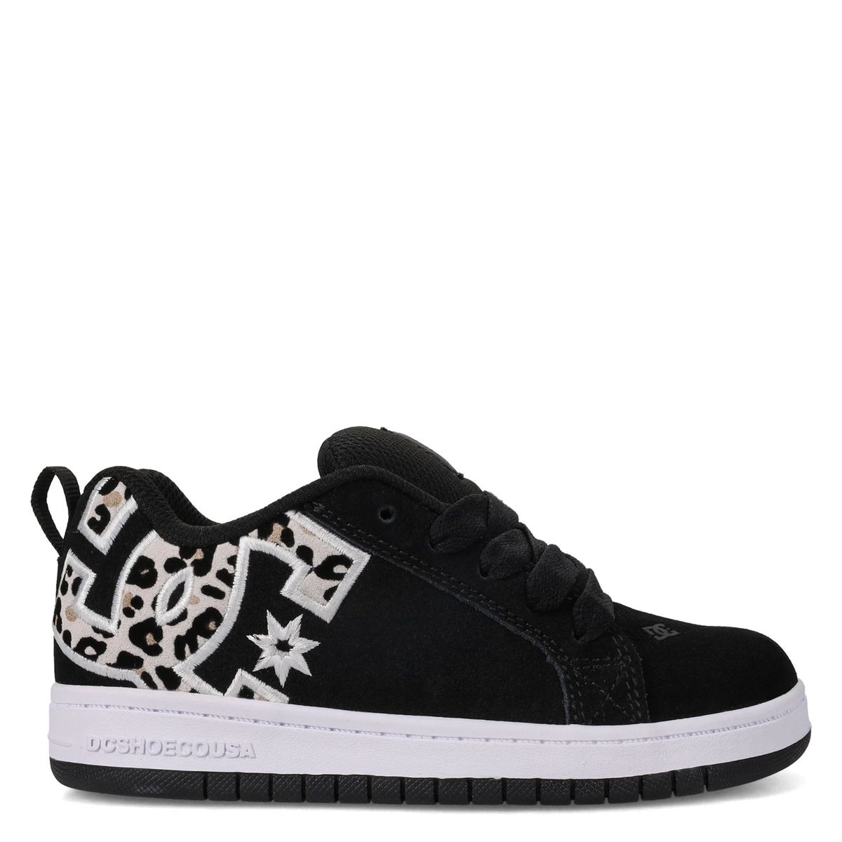 DC SHOES - Court Graffik Zapatilla Urbana Mujer Cuero Negro Dc Shoes