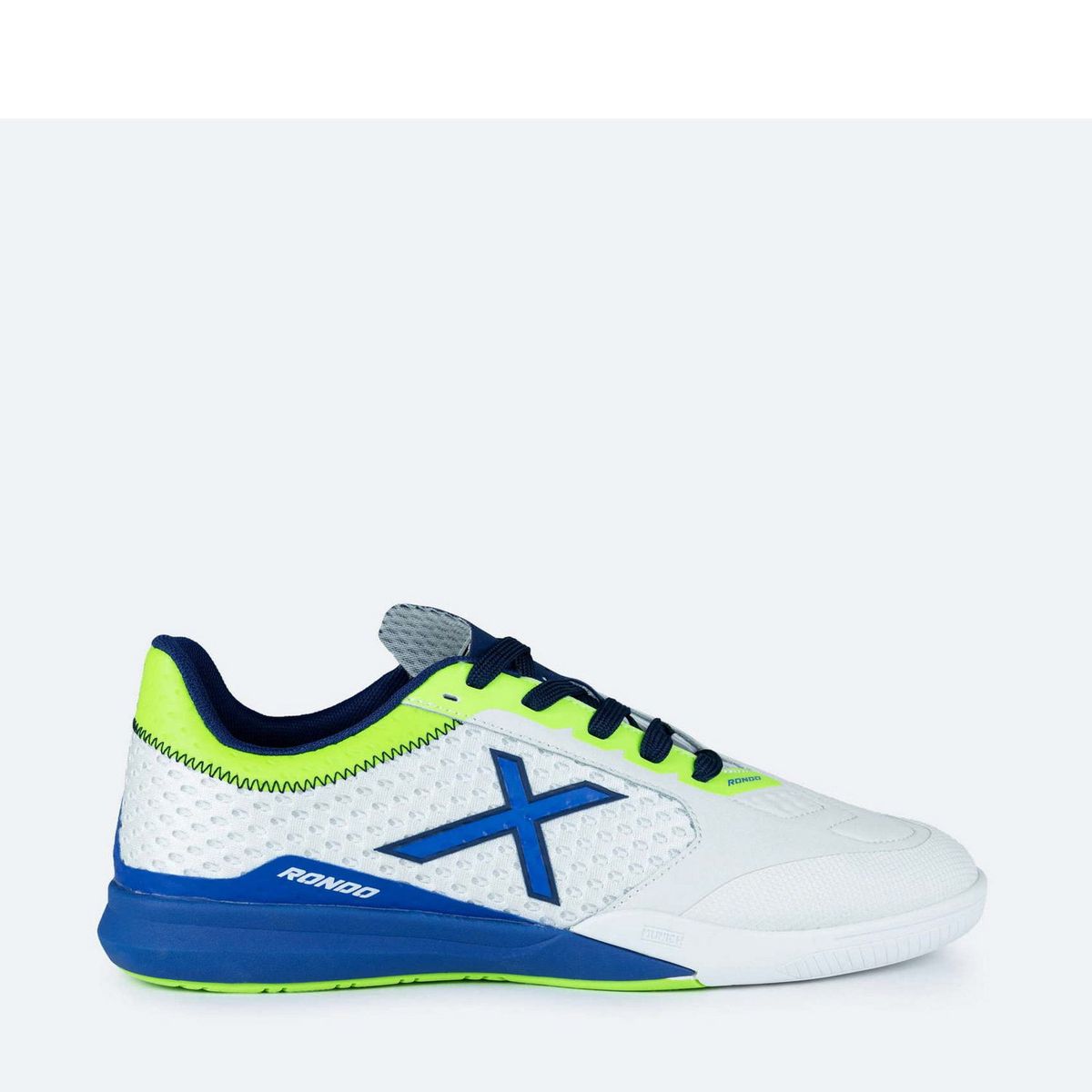 MUNICH - Rondo 07 Zapatilla de Futsal Unisex Adulto Cuero Blanco Munich