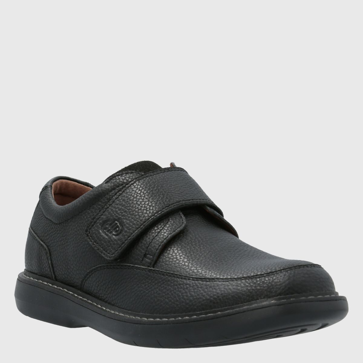 HUSH PUPPIES - Zapatilla Hombre Cuero Negro Hush Puppies