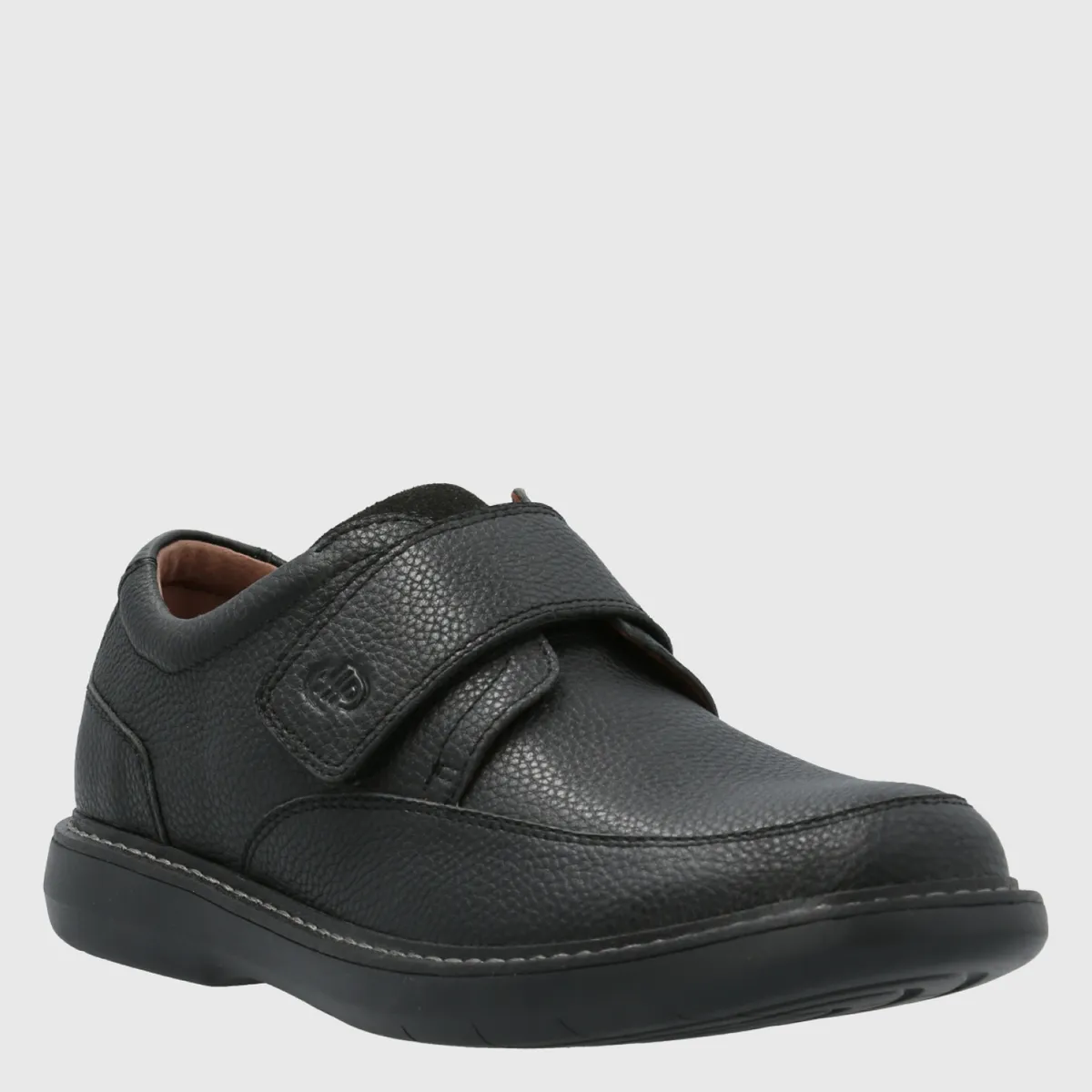 HUSH PUPPIES - Zapatilla Hombre Cuero Negro Hush Puppies