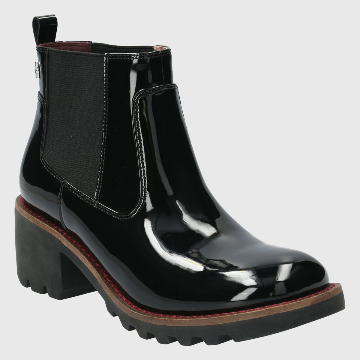 HUSH PUPPIES - Botín Mujer Negro Hush Puppies