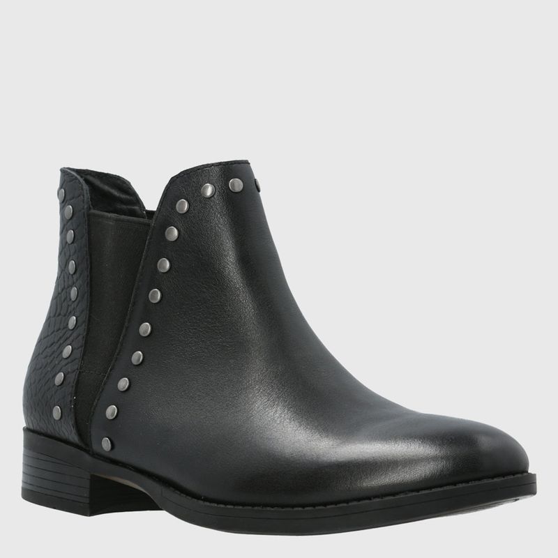 HUSH PUPPIES - Botín Mujer Negro Hush Puppies