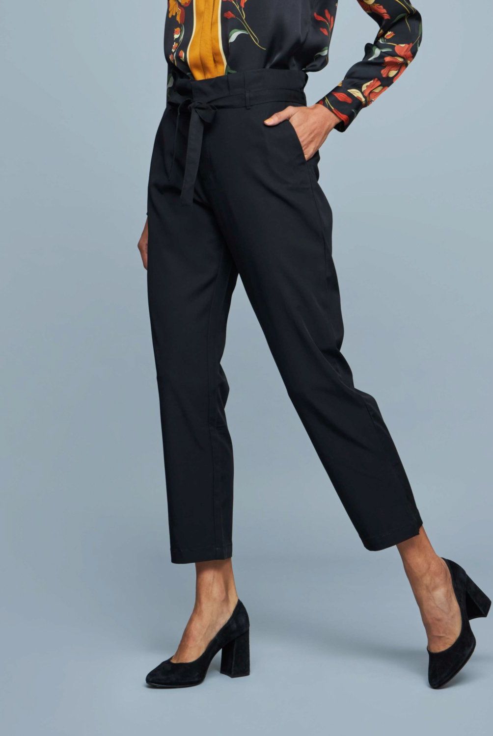 SAVILLE ROW - Pantalón Regular Tiro Medio Mujer Saville Row