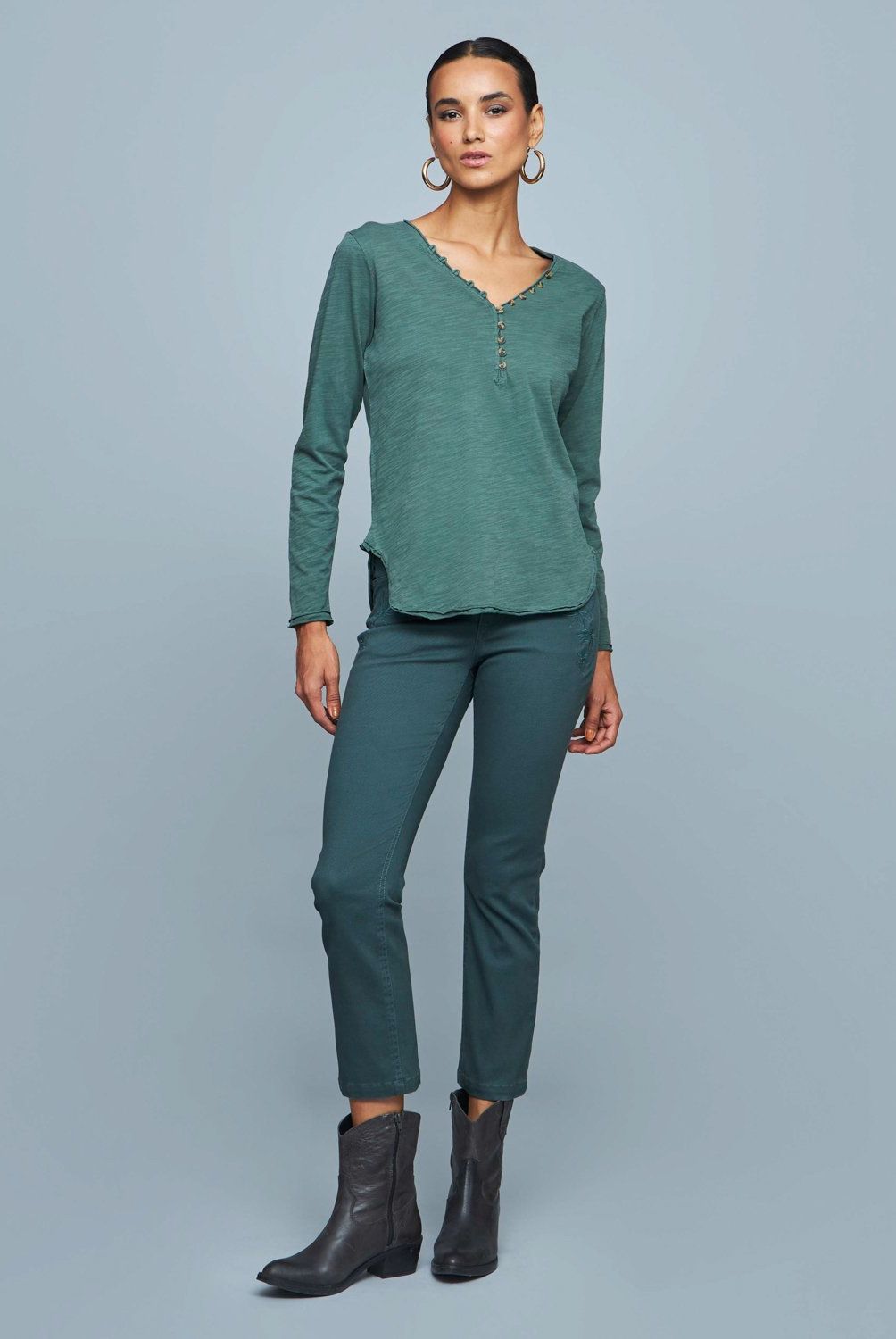 SAVILLE ROW - Polera Manga Corta Mujer Saville Row