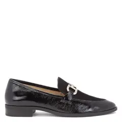 GACEL - Zapato Casual Mujer Cuero Negro