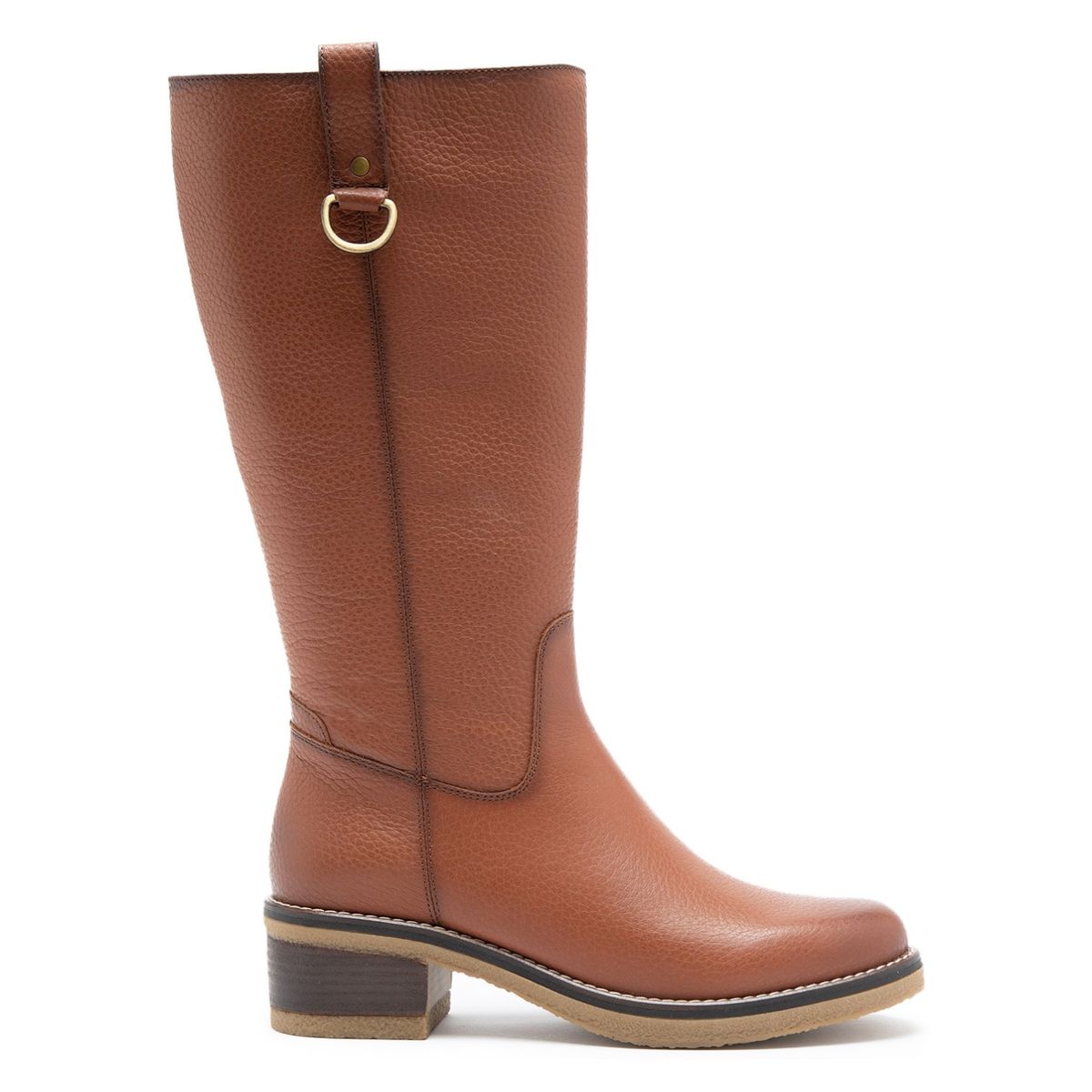 GACEL - Bota Mujer Cuero Café Gacel