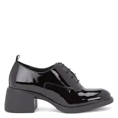 GACEL - Zapato Casual Mujer Cuero Negro