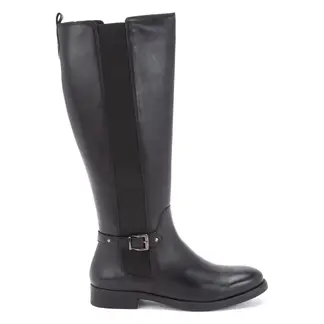 GACEL - Bota Mujer Cuero Negro