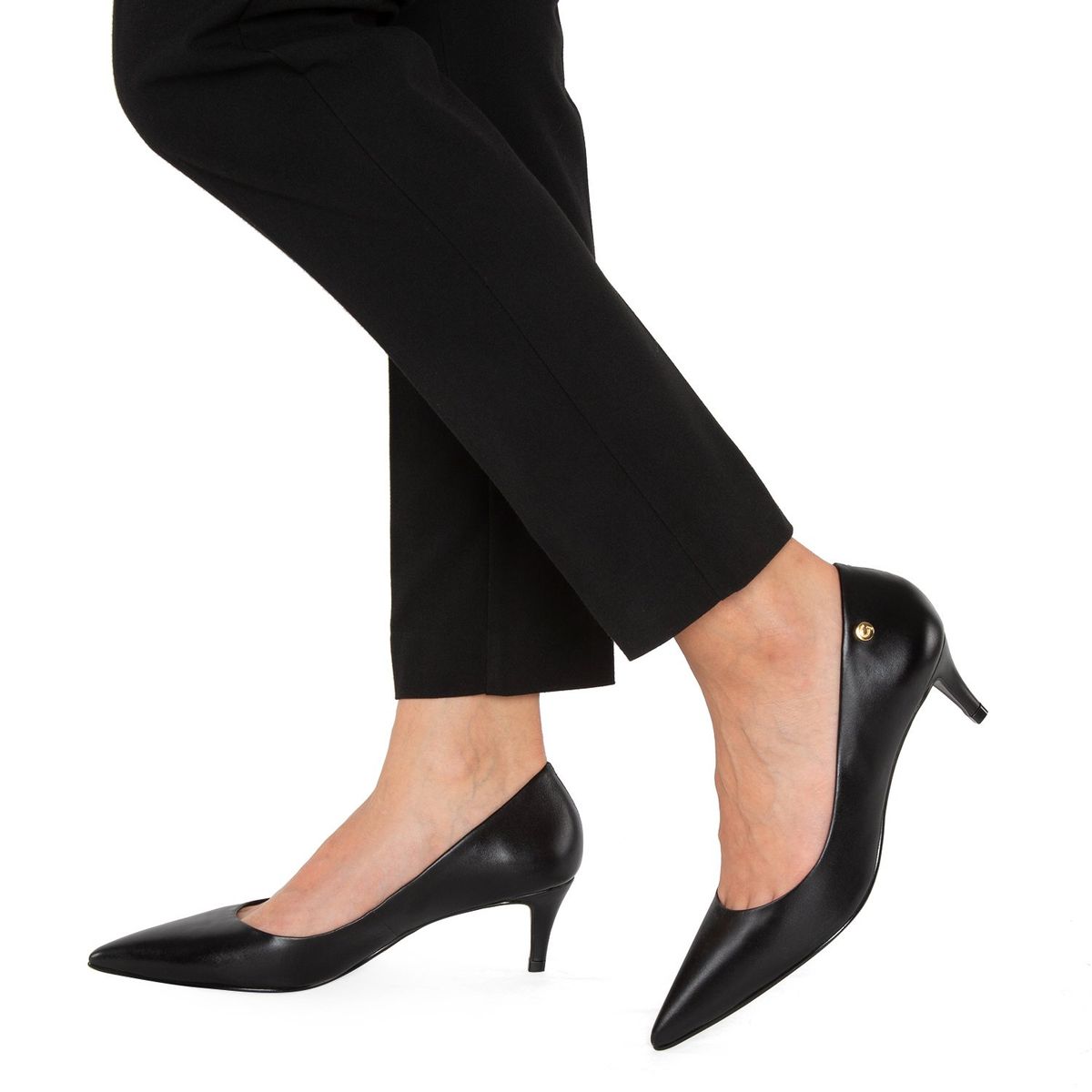 GACEL - Zapato Formal Mujer Cuero Negro Gacel