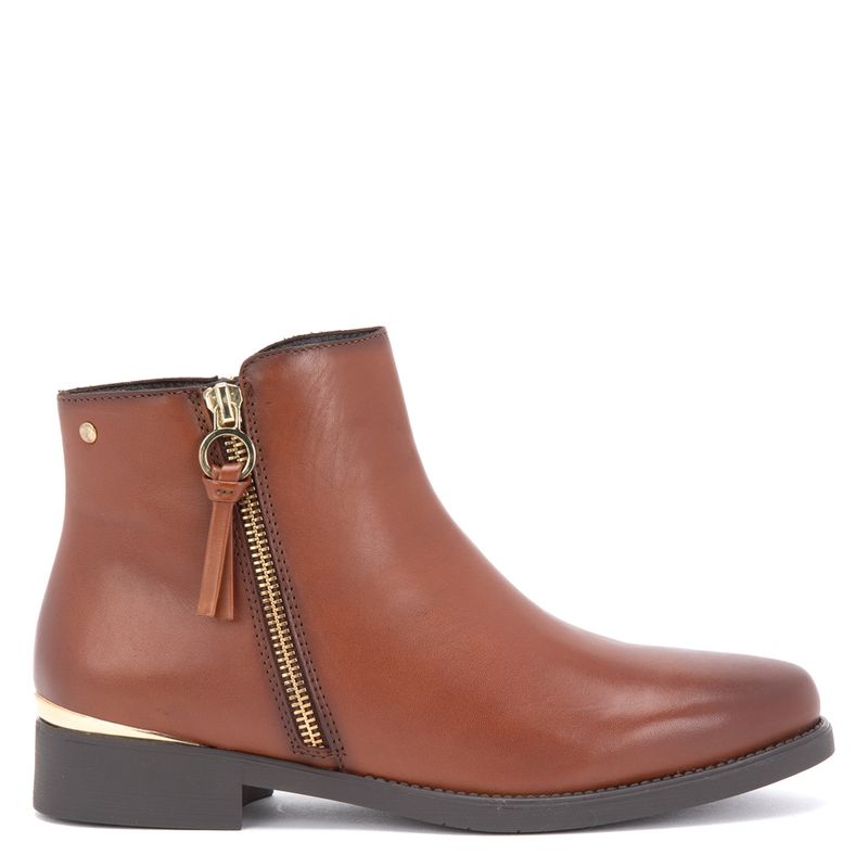 Cuero Zapatos Gacel Botines GACEL Botín Mujer Cuero Café Gacel