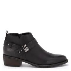 GACEL - Botín Mujer Cuero Negro