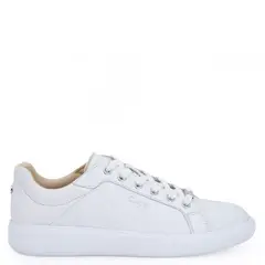 GACEL - Zapatilla Casual Mujer Cuero Blanco