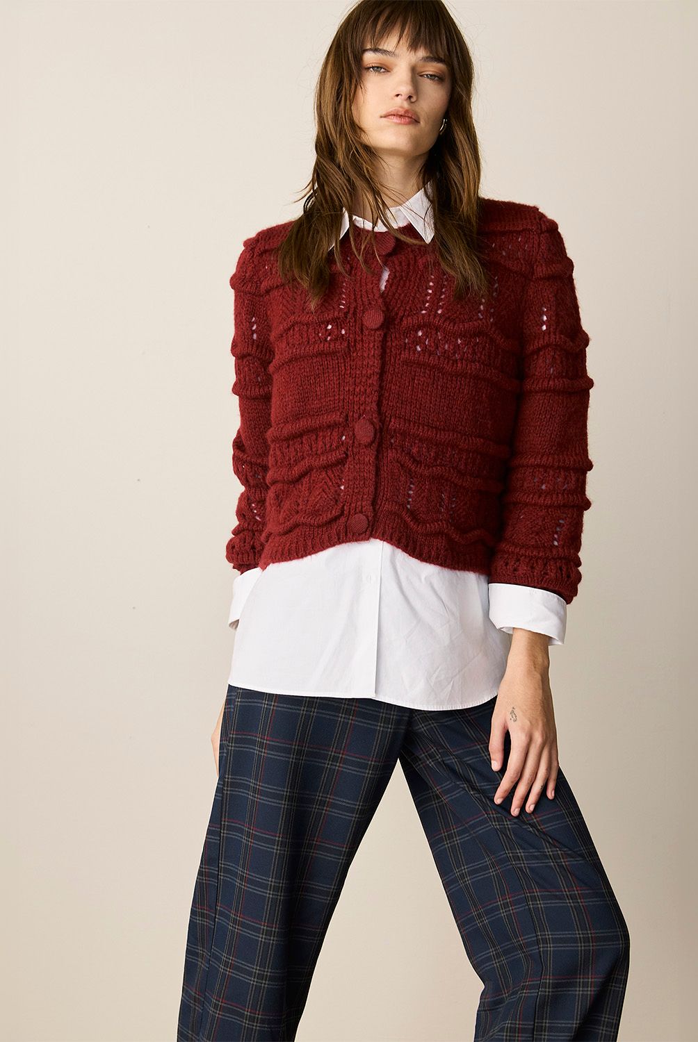 BASEMENT - Cardigan Mujer Basement