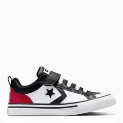 CONVERSE - Pro Blaze Strap Zapatilla Urbana Niño Cuero Blanco