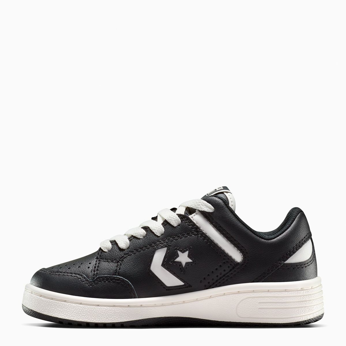 CONVERSE - Weapon Zapatilla Urbana Niño Cuero Negro Converse