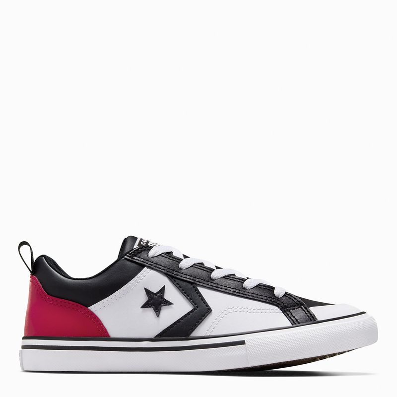 CONVERSE - Pro Blaze Zapatilla Urbana Niño Cuero Blanco Converse