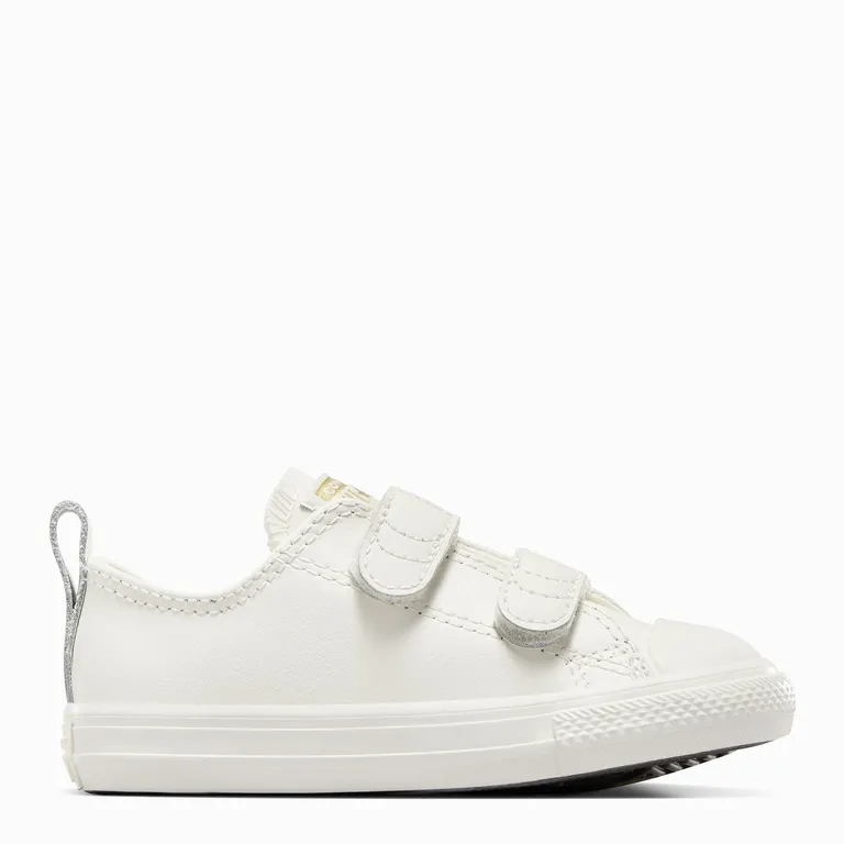 Chuck Taylor All Star 2V Zapatilla Urbana Niño Cuero Blanco (20 A 26)