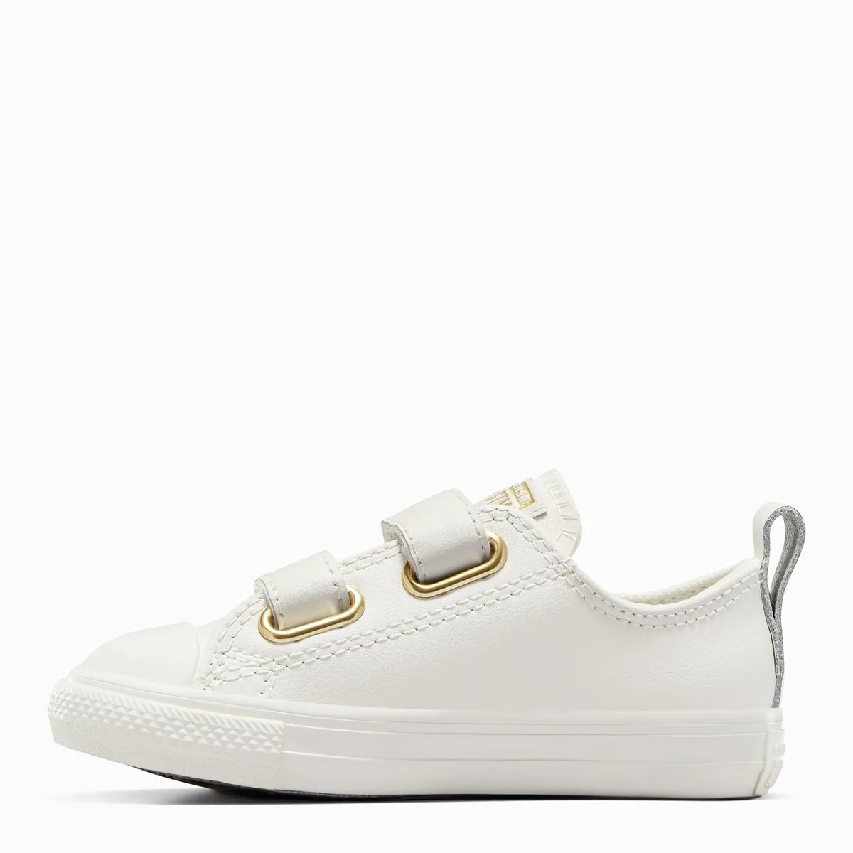 CONVERSE - Chuck Taylor All Star 2V Zapatilla Urbana Niño Cuero Blanco (20 A 26) Converse