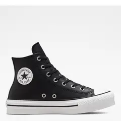 CONVERSE - Chuck Taylor All Star Eva Lift Zapatilla Urbana Niña Cuero Negro (36 a 40)