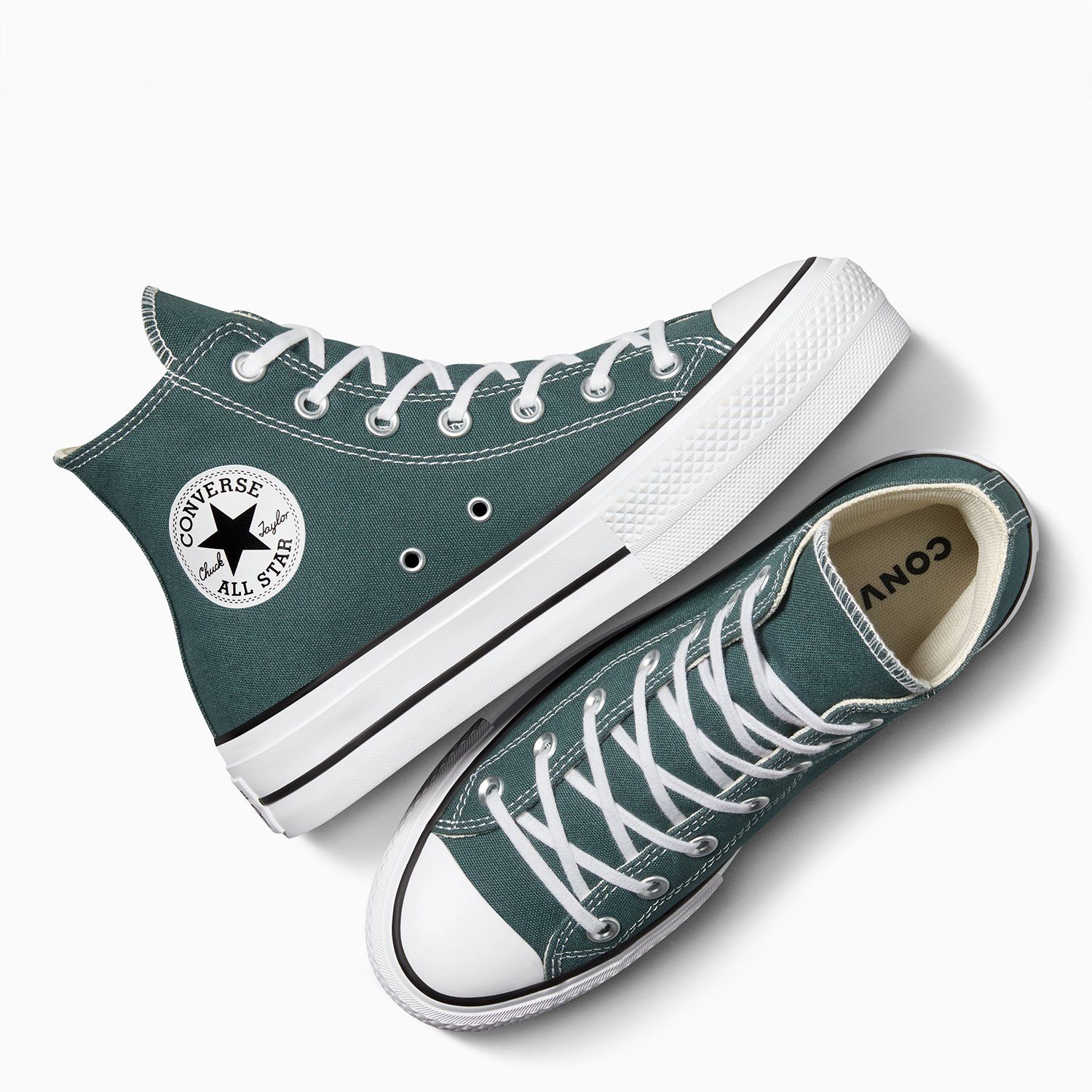 CONVERSE Chuck Taylor All Star Lift Zapatilla Urbana Mujer Verde