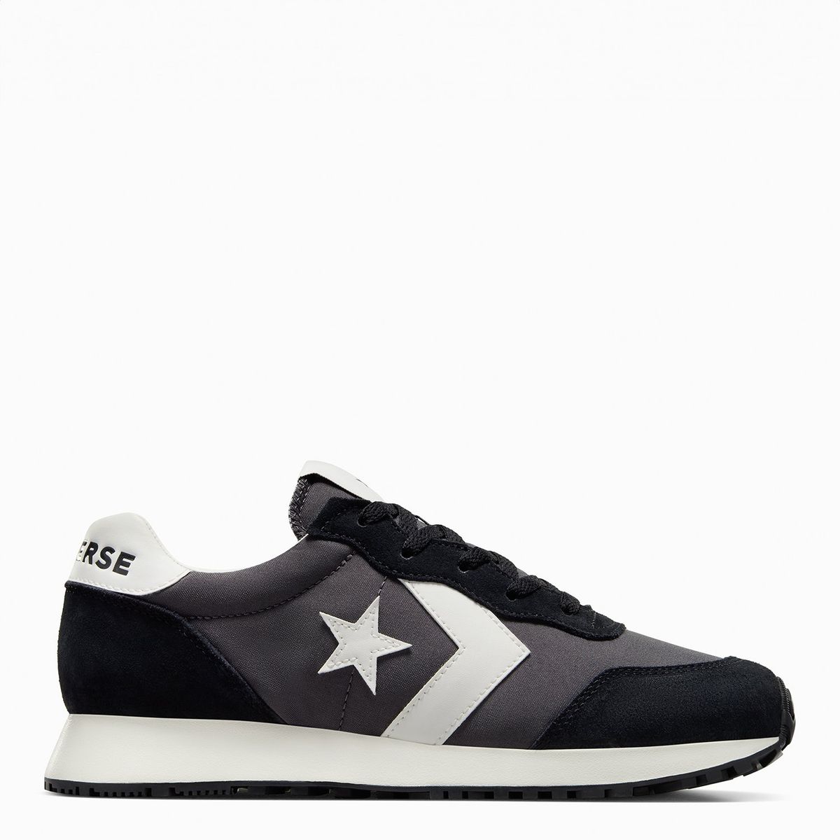 CONVERSE - Omega Trainer Zapatilla Urbana Mujer Cuero Negro Converse