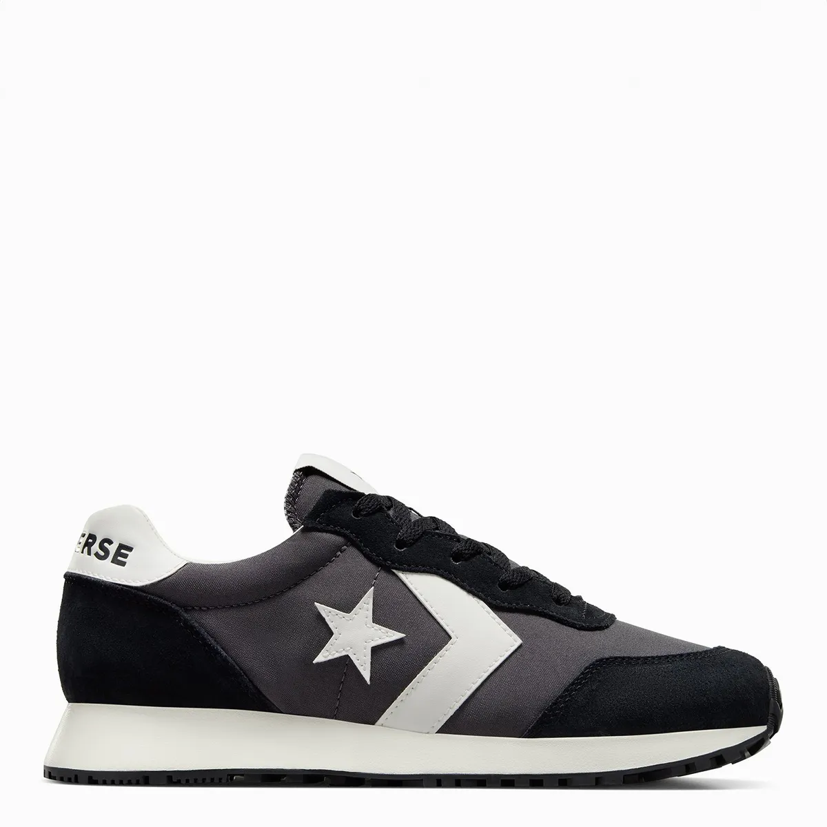 CONVERSE - Omega Trainer Zapatilla Urbana Mujer Cuero Negro Converse