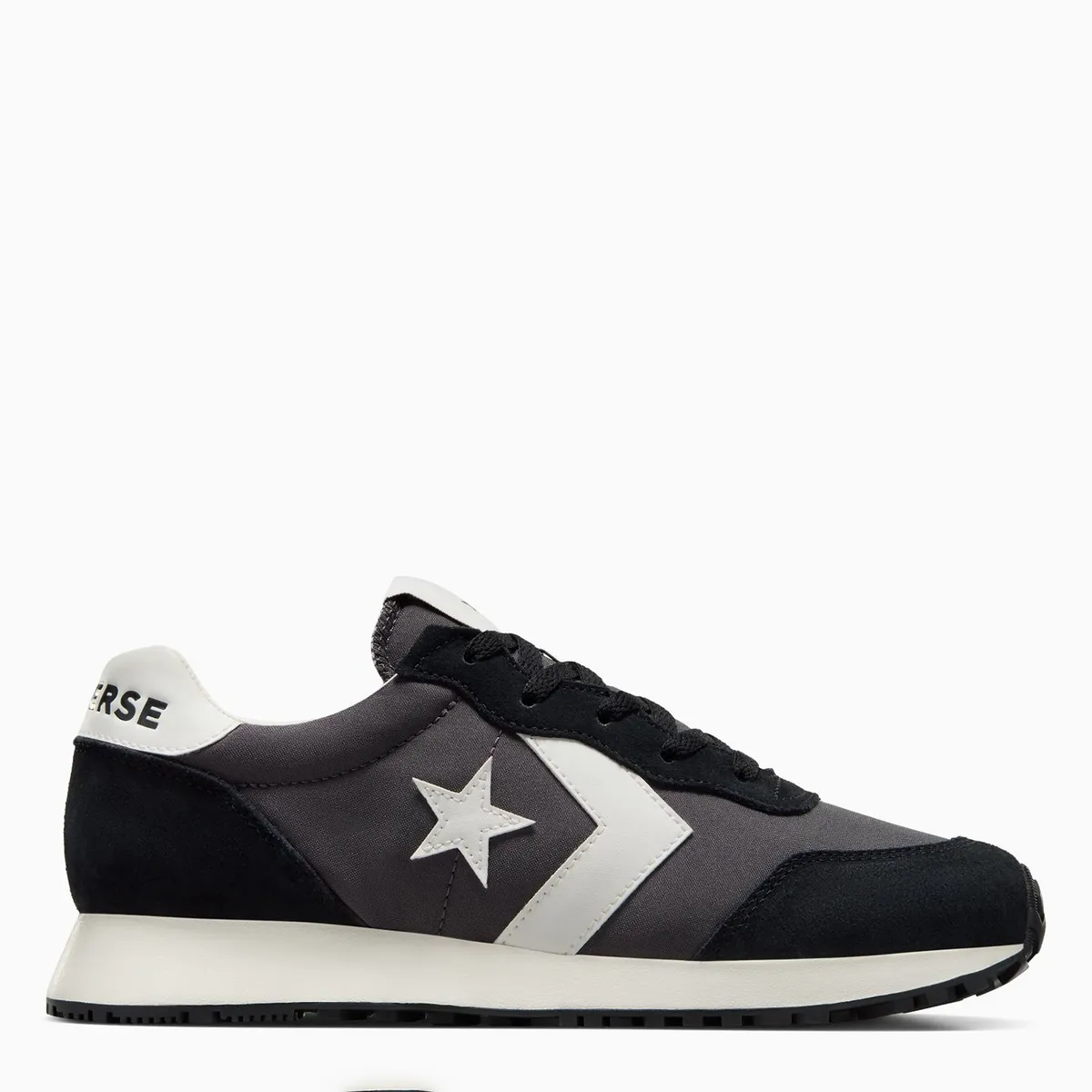 CONVERSE - Omega Trainer Zapatilla Urbana Hombre Cuero Negro Converse