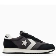 CONVERSE - Omega Trainer Zapatilla Urbana Hombre Cuero Negro