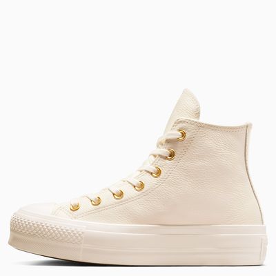 Imagen 2 del producto Chuck Taylor All Star Lift Zapatilla Urbana Mujer Cuero Blanco
