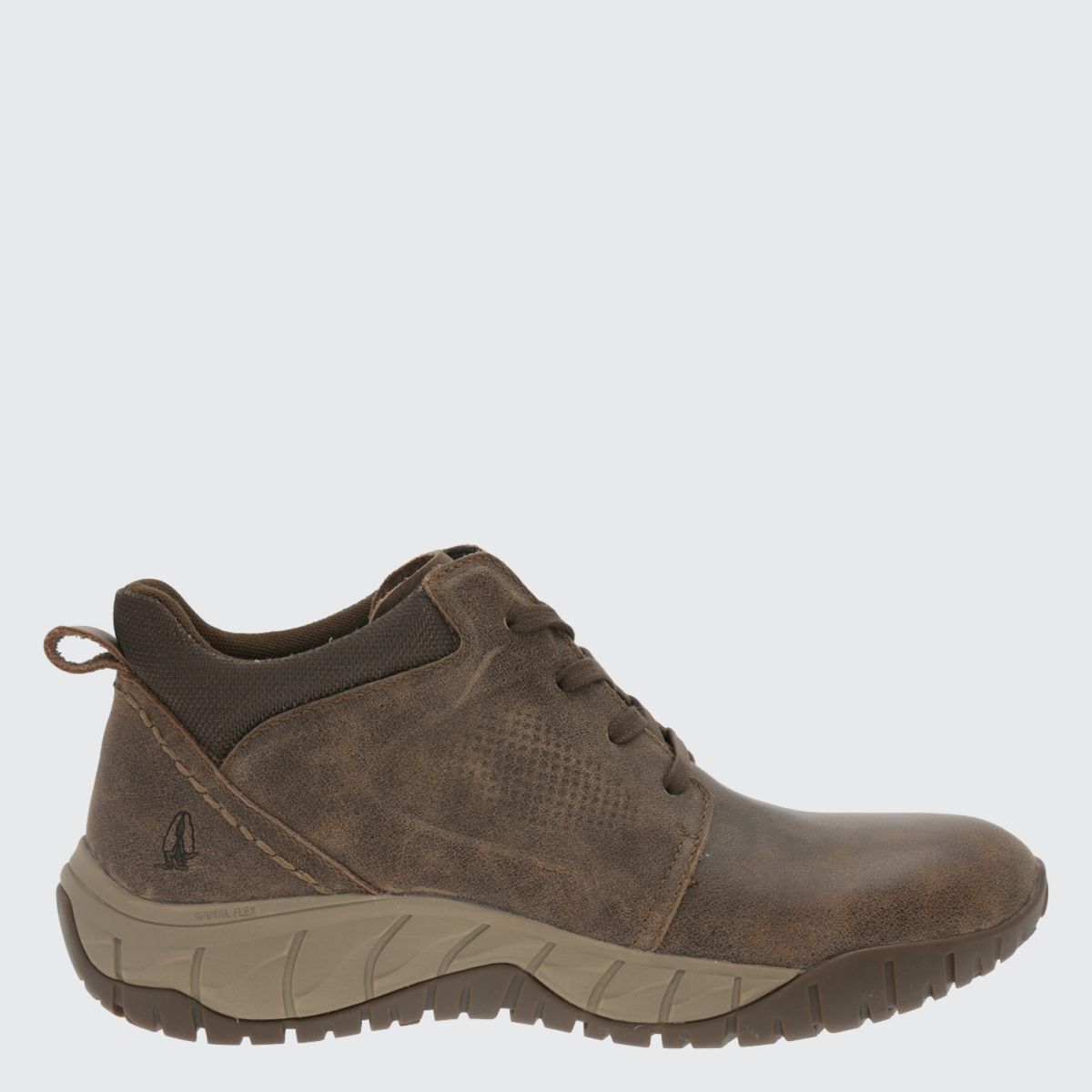 HUSH PUPPIES - Botín Hombre Cuero Café Hush Puppies
