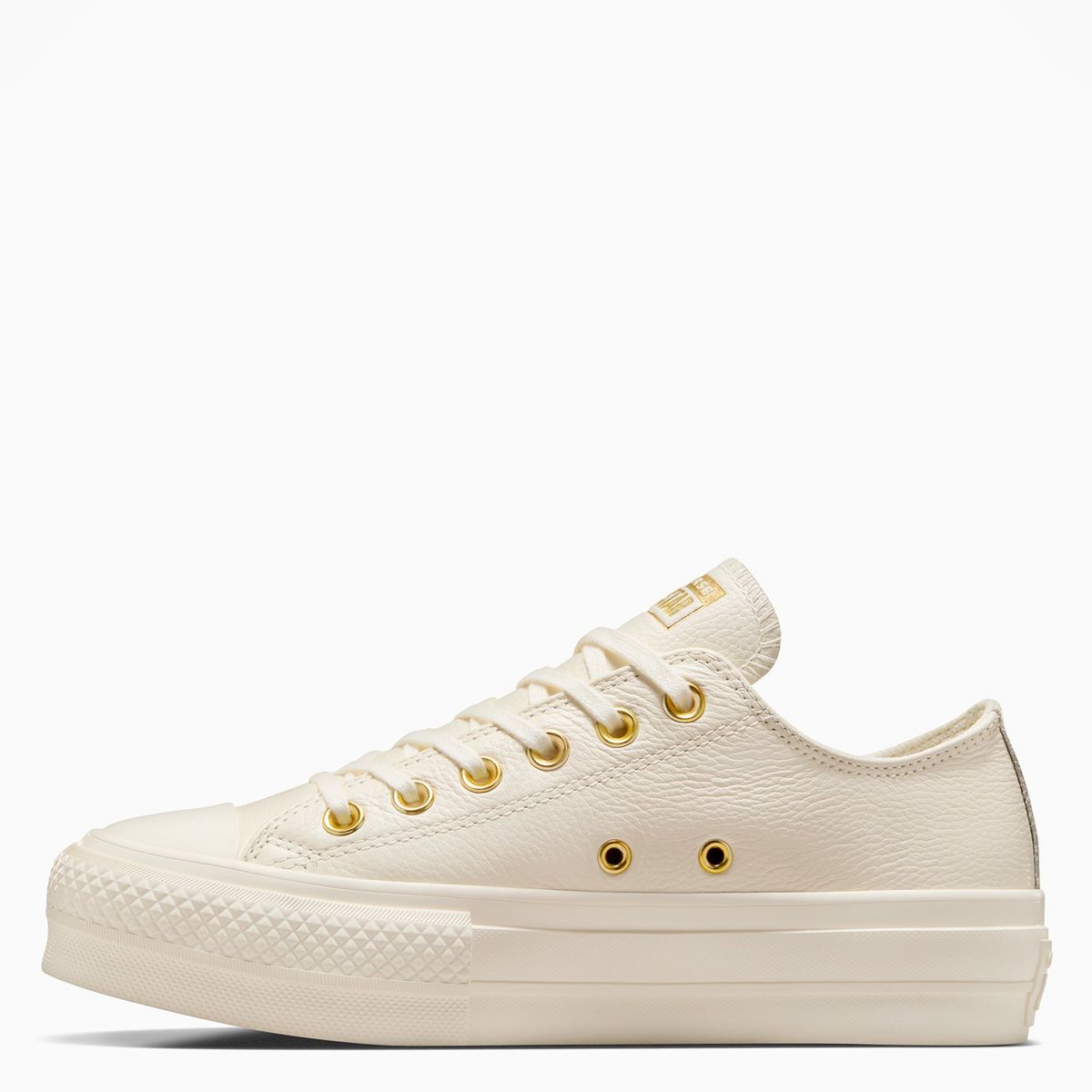 CONVERSE - Chuck Taylor All Star Lift Zapatilla Urbana Mujer Cuero Blanco Converse