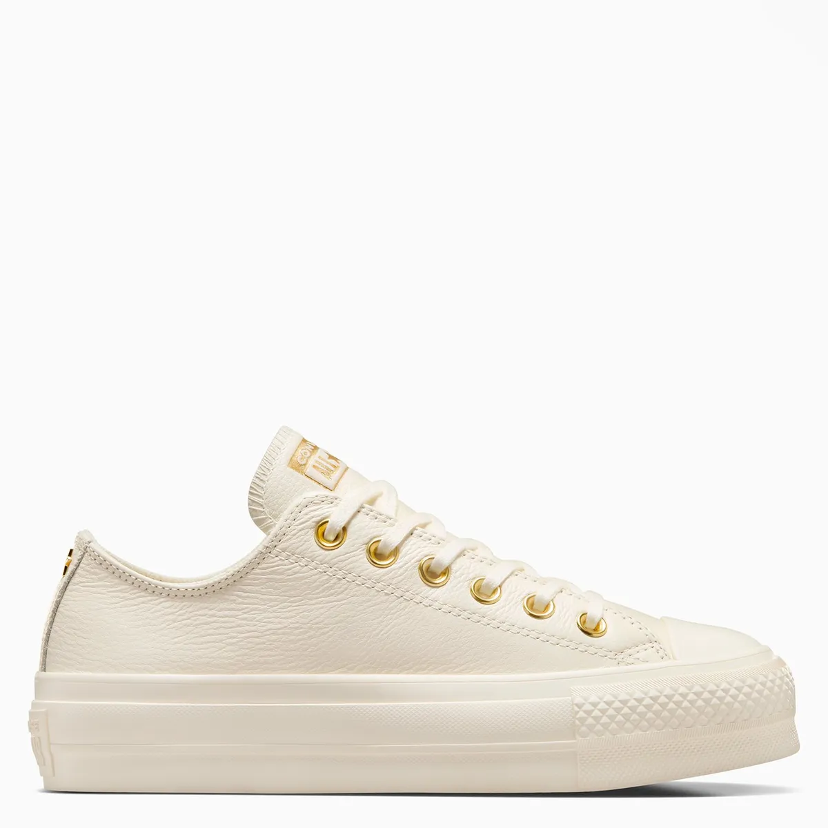 CONVERSE - Chuck Taylor All Star Lift Zapatilla Urbana Mujer Cuero Blanco Converse