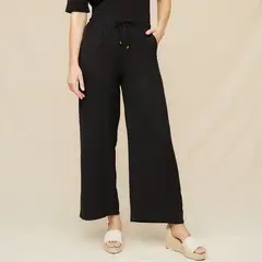 S COCCI - Pantalón Palazzo Tiro Alto Mujer