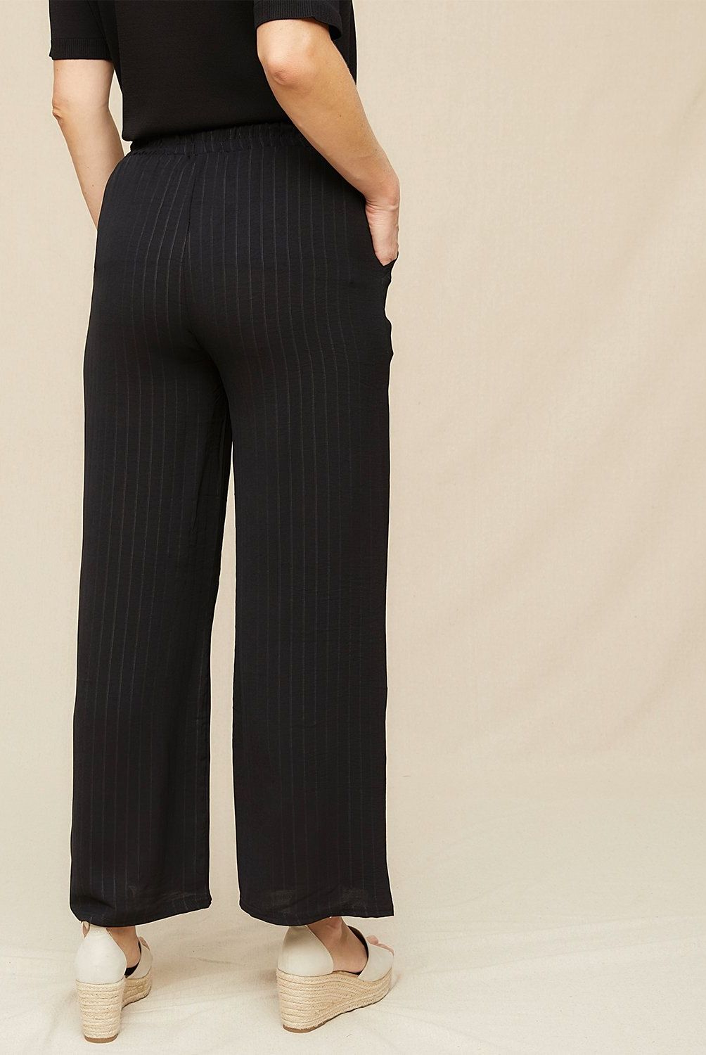 S COCCI - Pantalón Palazzo Tiro Alto Mujer S Cocci