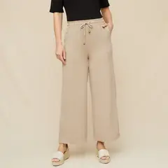 S COCCI - Pantalón Palazzo Tiro Alto Mujer