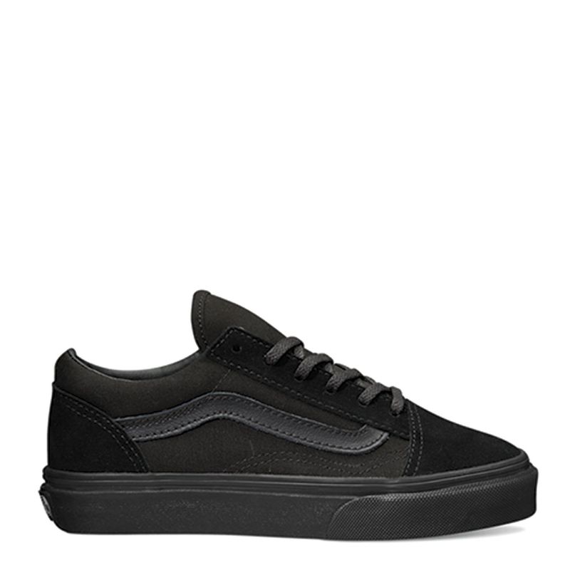 VANS - Uy Old Skool Zapatilla Urbana Unisex Cuero Negro (27 a 29) Vans