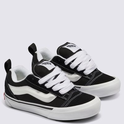 Imagen 2 del producto Knu Skool Zapatilla Urbana Unisex Bebé Cuero Negro (27 a 30)