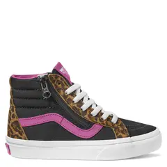 VANS - SK8-Hi Reissue Side Zip Zapailla Urbana Unisex Cuero Negro (27 a 30)
