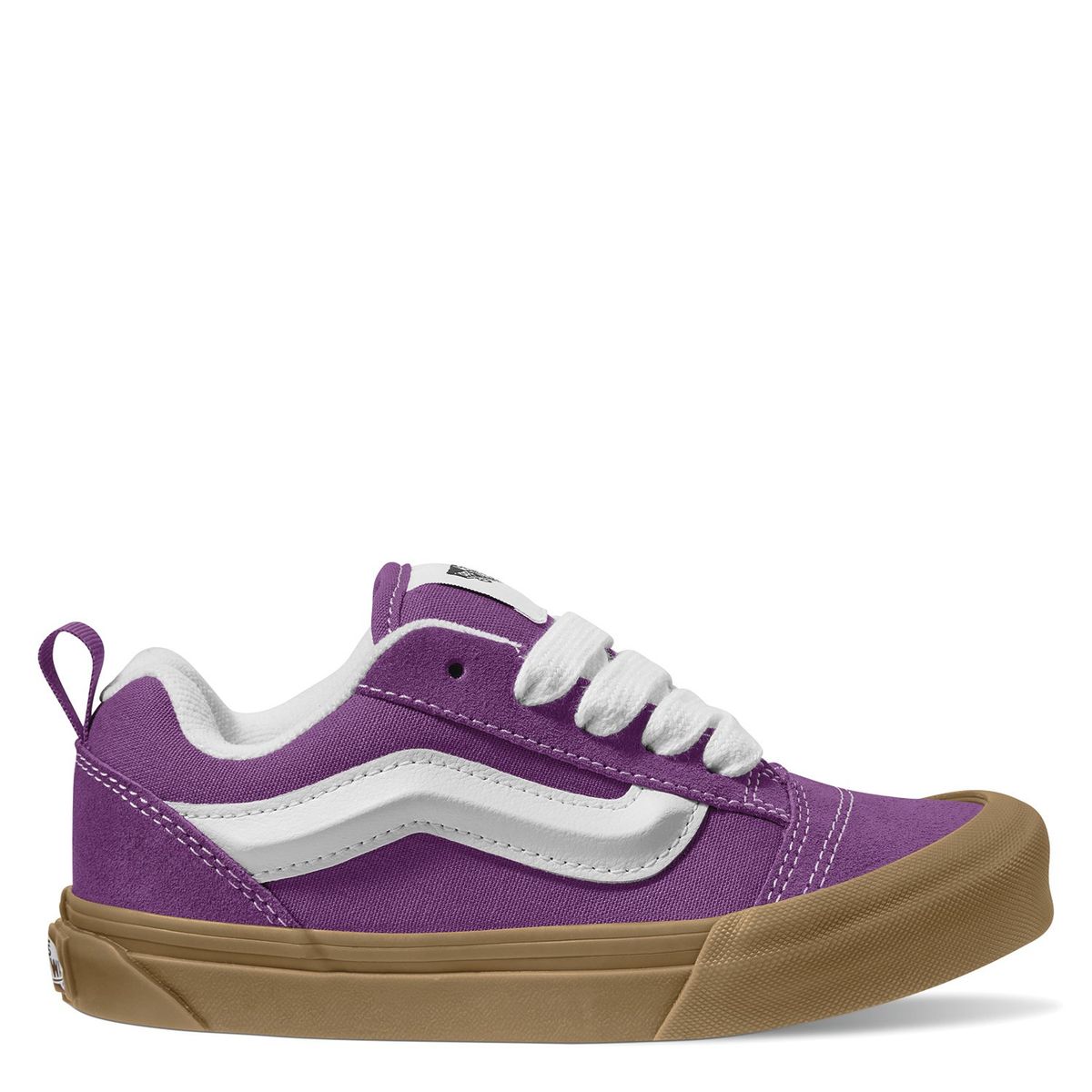 VANS - Knu Skool Zapatilla Urbana Unisex Cuero Morado (28 a 30) Vans