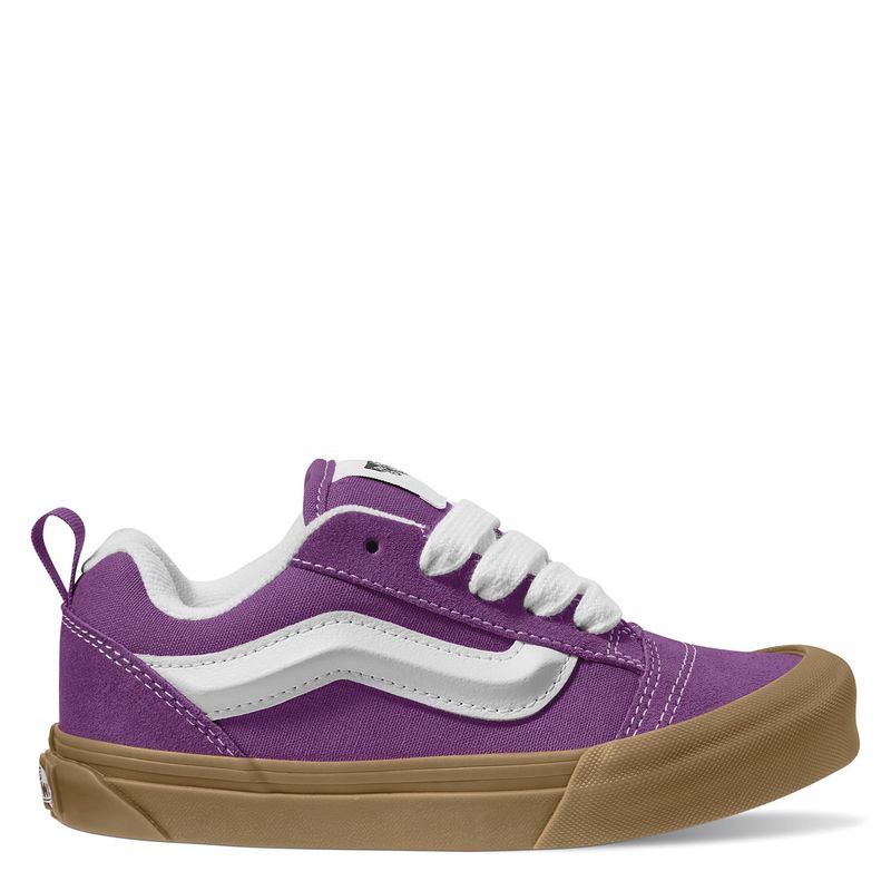 VANS - Knu Skool Zapatilla Urbana Unisex Cuero Morado (28 a 30) Vans