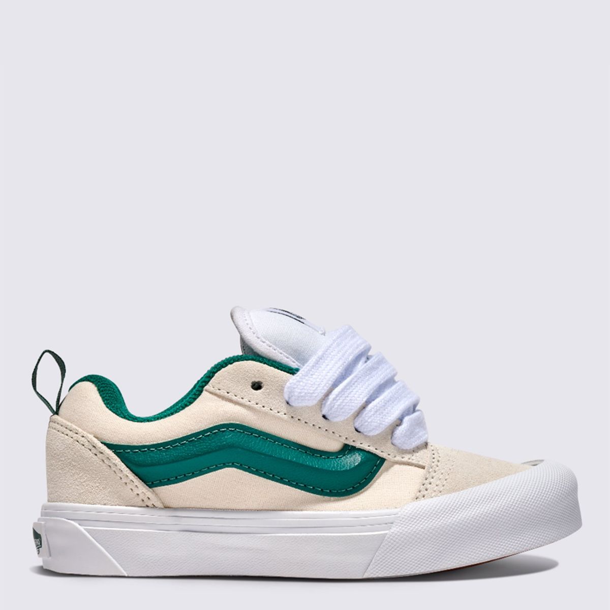 VANS - Knu Skool Zapatilla Urbana Unisex Cuero Beige (27 a 30) Vans