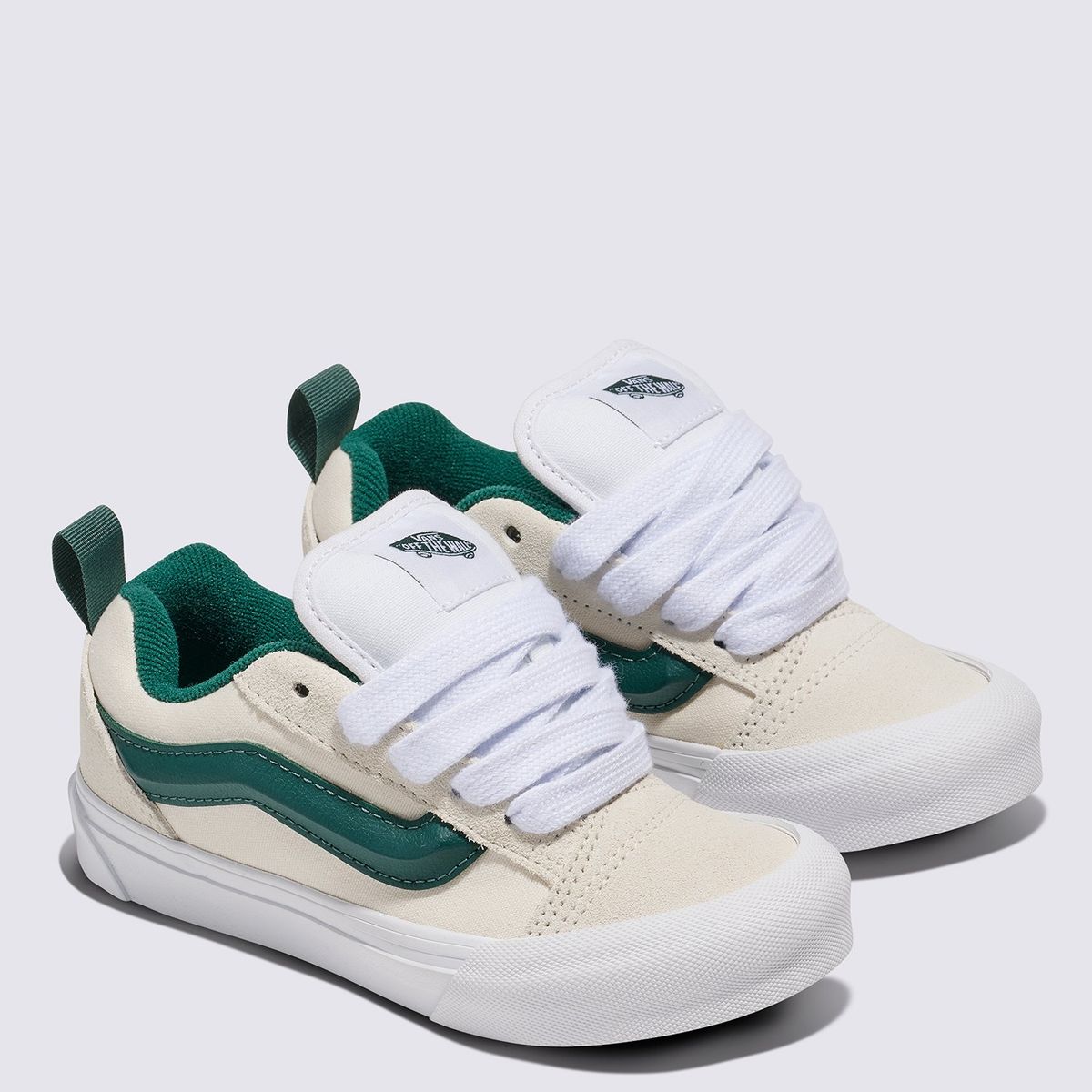 VANS - Knu Skool Zapatilla Urbana Unisex Cuero Beige (27 a 30) Vans