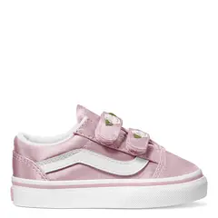 VANS - Old Skool V Zapatilla Urbana Unisex Rosado (21 a 24.5)