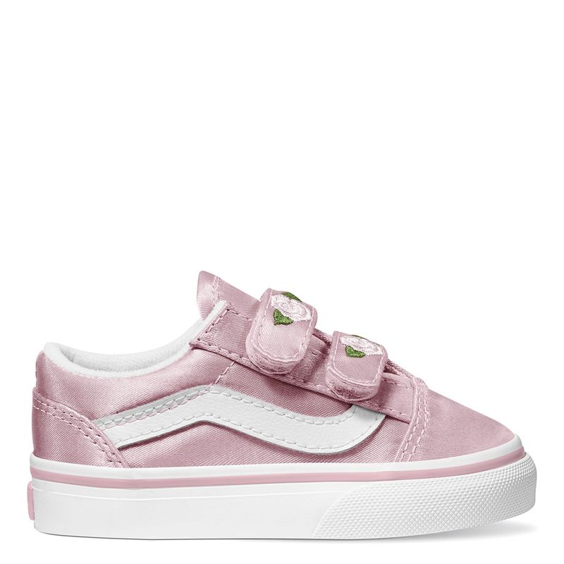 VANS - Old Skool V Zapatilla Urbana Unisex Rosado (21 a 24.5) Vans