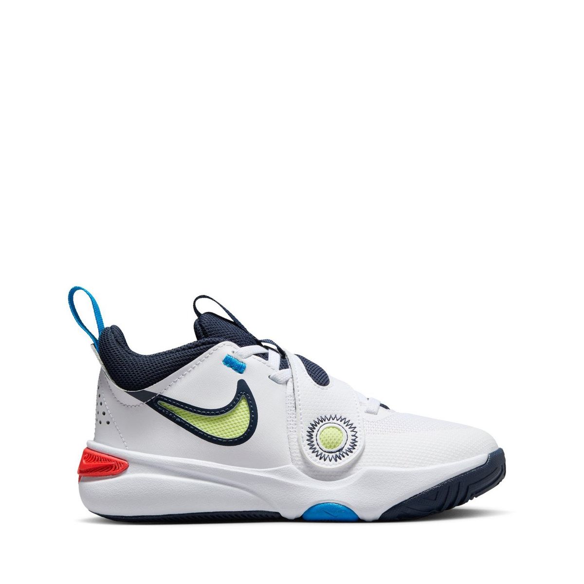 NIKE - Team Hustle Zapatilla Urbana Unisex Niño Blanco (28.5 a 34) Nike