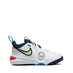 NIKE - Team Hustle Zapatilla Urbana Unisex Blanco (28.5 a 34)