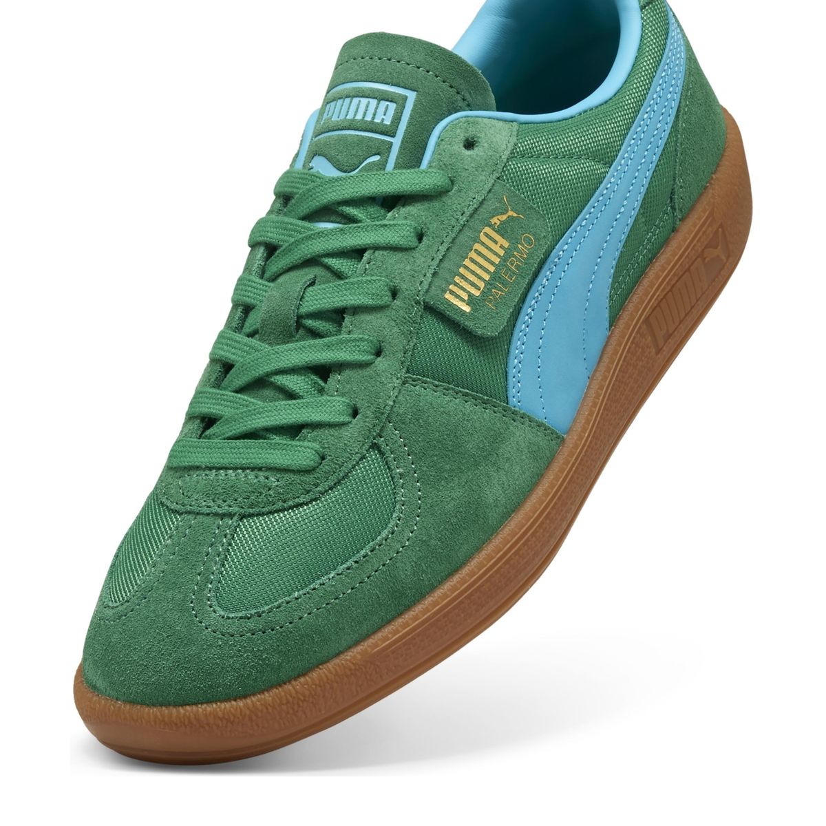 PUMA - Palermo Vintage Update Zapatilla Urbana Unisex Adulto Verde Puma