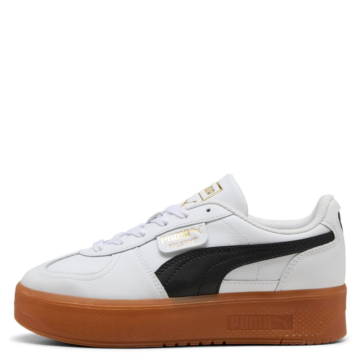 PUMA - Palermo Elevata Lth Wns Zapatilla Urbana Mujer Blanco Puma