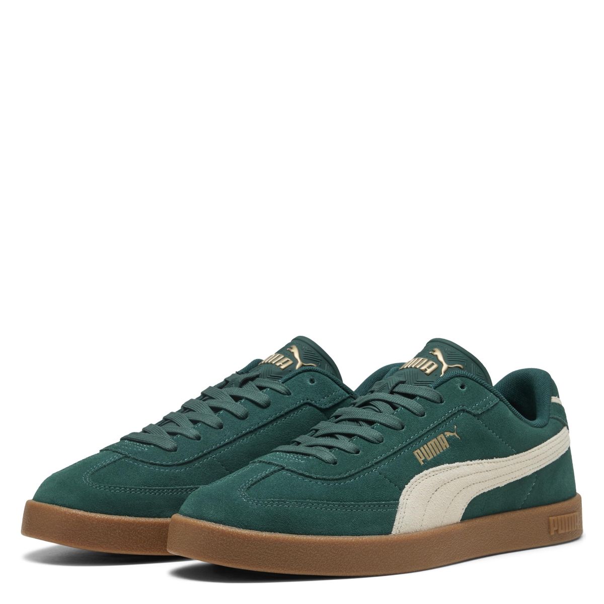 PUMA - Club II Era Suede Zapatilla Urbana Hombre Verde Puma